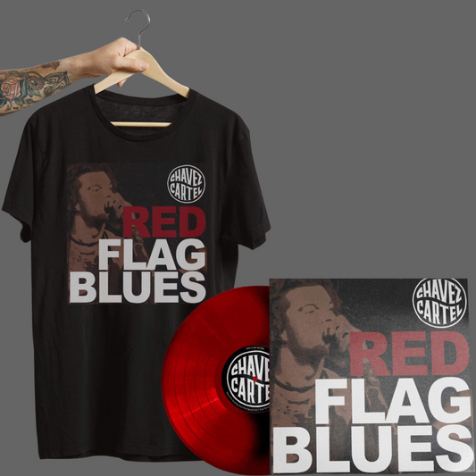 Red Flag Blues Vinyl & T-Shirt Bundle
